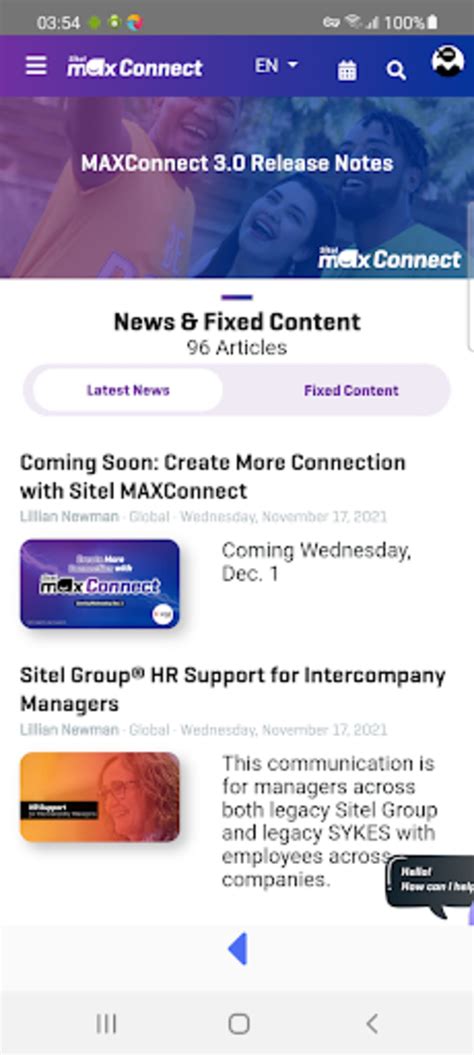 Max connect.sitel.com - MAXConnect is a workforce communications app that connects associates of Sitel Group®. With the MAXConnect app, associates have access to MAXConnect and MAXConnect Communities anytime, anywhere. Associates will find personalized, localized and global internal communications as well as corporate documents and information. MAXConnect Communities, the space to build stronger relationships and ...